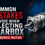 Common Mistakes to Avoid When Selecting Gearbox for Servo Motor