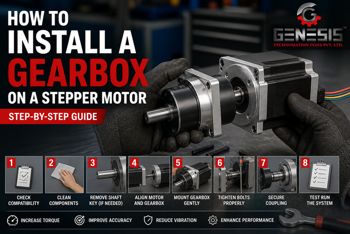 How to Install a Gearbox on a Stepper Motor