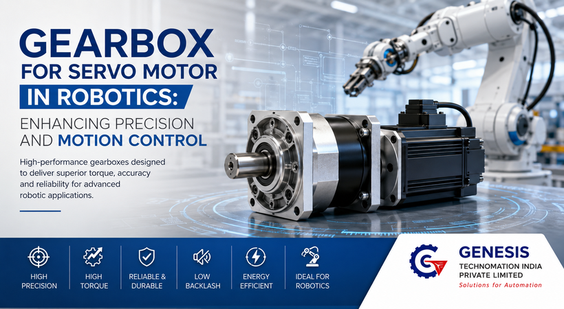 Gearbox for Servo Motor in Robotics