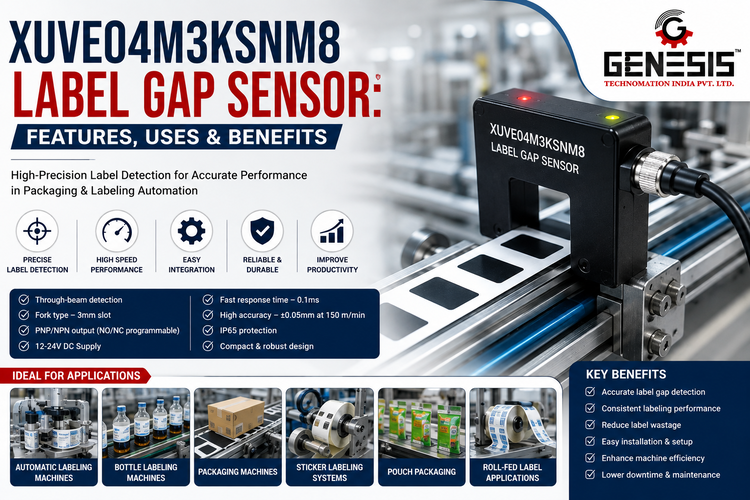 XUVE04M3KSNM8 Label Gap Sensor