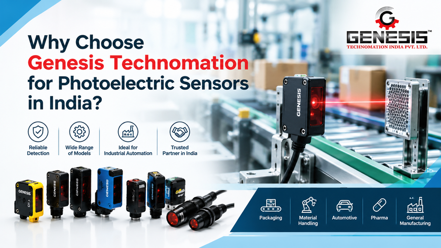 Why Choose Genesis Technomation for Photoelectric Sensors in India